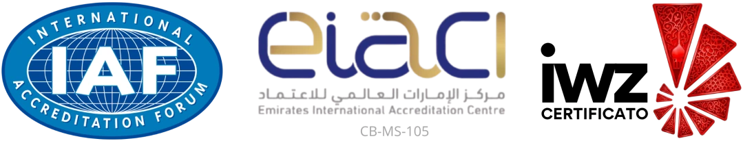 IAF · EIAC CB-MS-105 · Certificato IWZ
